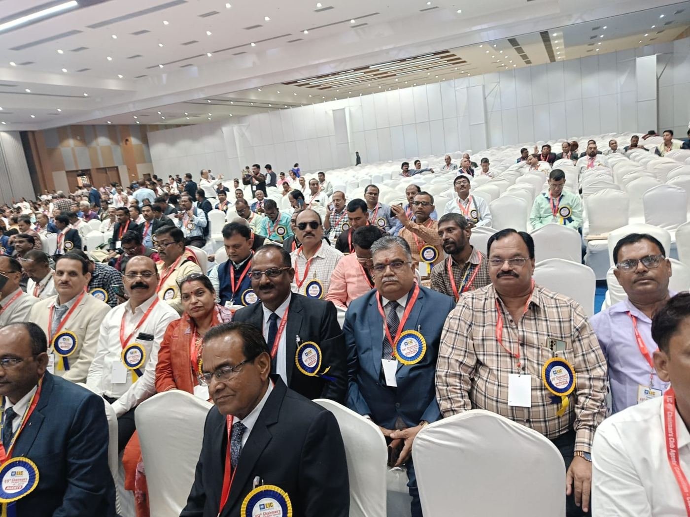 With fellow agents at the Chairman's Club convention